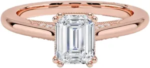 1 Ct-3 Ct Moissanite Engagement Ring Tacori Crown Wedding Bridal Ring Set In 10k 14k 18k Gold & S925 Christmas Gift for Women