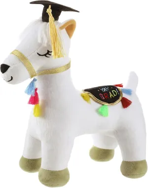 11.81" Graduation Llama Plush Graduation Stuffed Animal Grad 2025 Llama Plush Toy Dress Up with Cap with Tassel for Graduate Gift