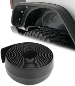 2" Flexible Fender Flares Rubber Wheel Arch for Vehicles - Easy to Install, 3.2 Meters per Roll