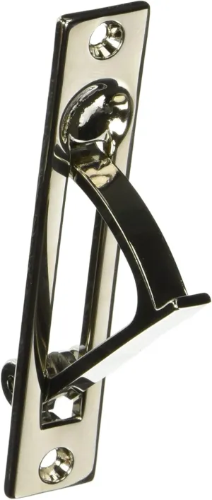 Baldwin 0465055 Edge Pull, Lifetime Bright Nickel