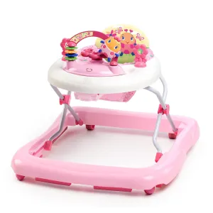 Bright Starts JuneBerry Walk-A-Bout Baby Walker and Entertainer, Removeable Floor Toy, with Easy Fold Frame for Storage, Ages 6 Months  