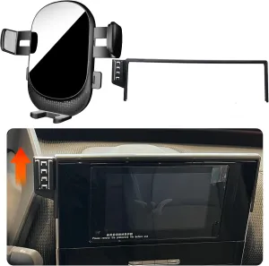 Car Phone Holder for Toyota bZ4X / Subaru Solterra Auto Accessories [Only for 2023-2025 Toyota bZ4X & Subaru Solterra] [Auto Lock Hands Free Cell Phone Mount Car fits for iPhone & All Smartphones]