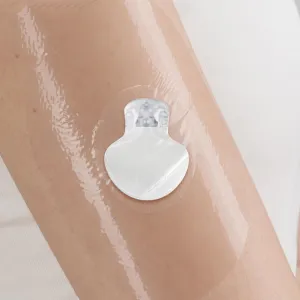 CGM Sensor Patches for Guardian Sensor (25Pcs), Waterproof Guardian 3/4 Sensor Cover Patch for 7 Days, Easy to Use Pre-Cut Adhesive Tape, Continuous Glucose Monitor Protection, No Hole in The Center