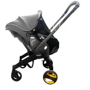 Doona Compatible Stroller Sun Shade Cover (Medium Black) - Baby Doona Car Seat Stroller Accessories Attachment, Mosquito Net, Universal Fit for Strollers Cars Seats, Prams, Car Seat Canopy