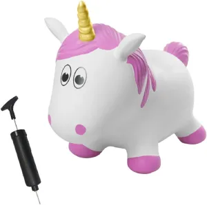 Fantasy Hopper Inflatable Toddler Safe Bouncing Pink Mane Unicorn Plus Pump