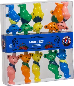 Grateful Dead Kurt Adler UL 10-Light Bears Light Set (GD9141)