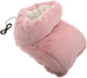 HEMOTON Electric Heating Shoes Foot Warmer Heating Plush Fast Heat Long-Lasting Comfort for Home