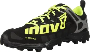 inov-8 Men's X-Talon 212 Trail Running Shoe, Black/neon Yellow/Grey, 4 C US