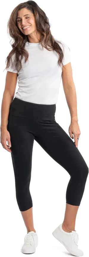 INTRO. Tummy Control High Waist Pull-On Capri Length Legging