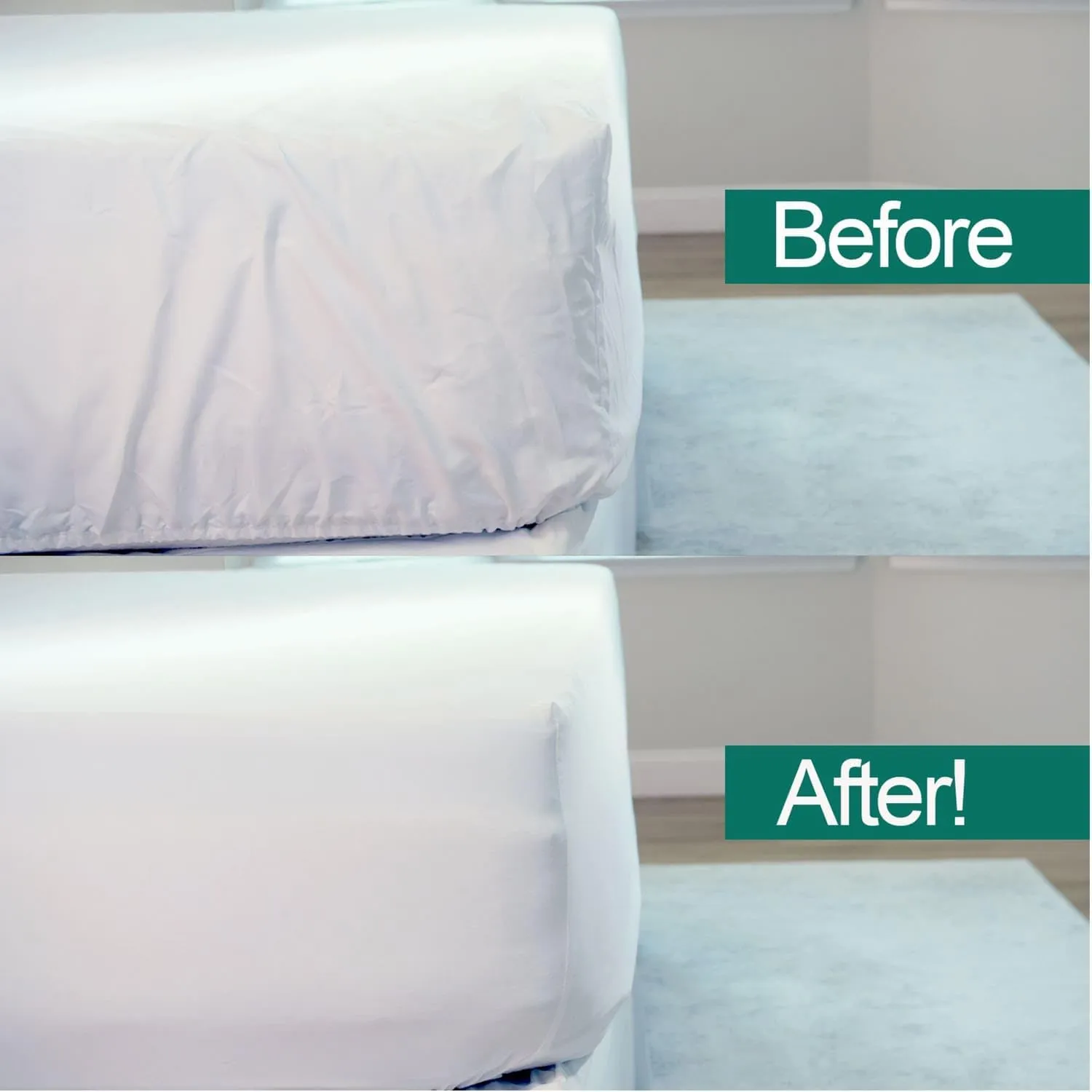 Locking Fitted Sheet, Hugs Mattress, Won’t Slip, Stays Tight, AS-SEEN-ON-TV, CopperSoft™ Luxurious Comfort, Copper Infused, Helps Sheet Stay Fresh Between Washes. (Fitted Sheet Only)