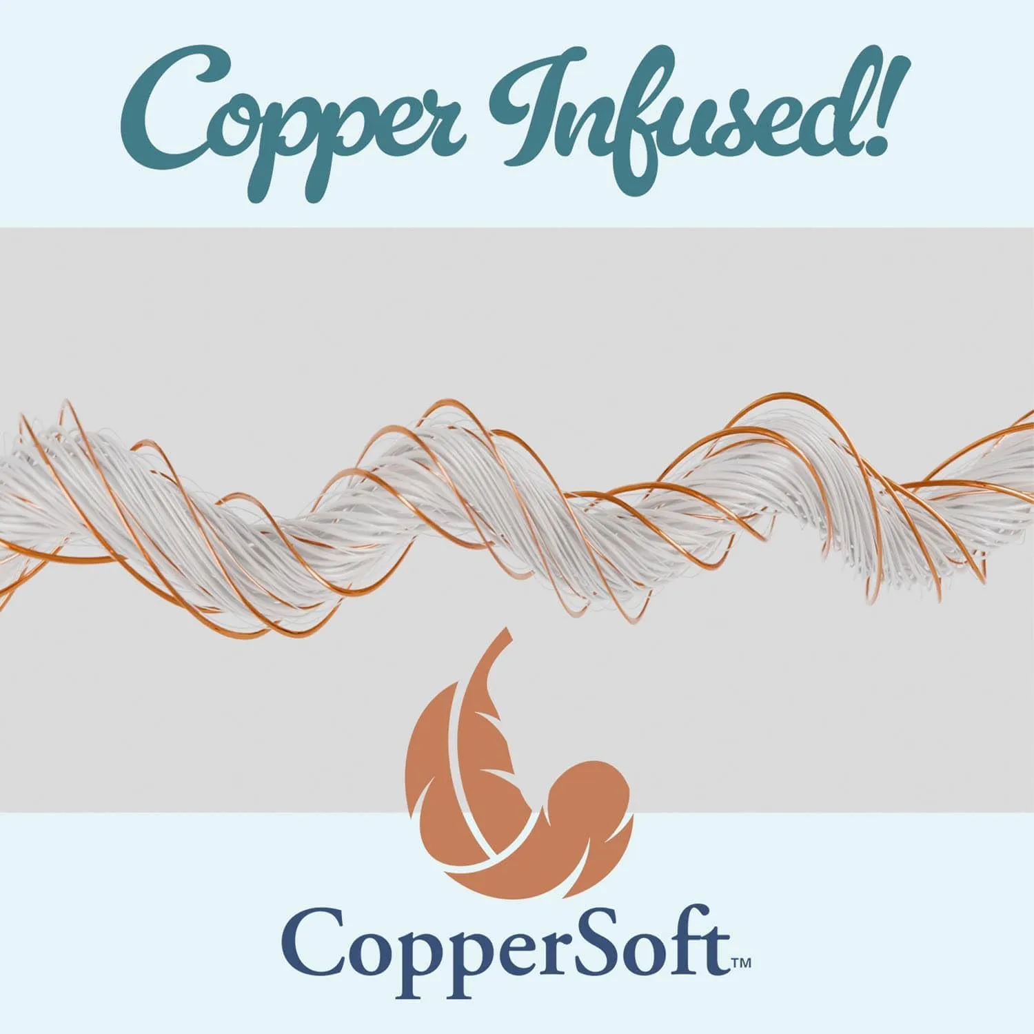 Locking Fitted Sheet, Hugs Mattress, Won’t Slip, Stays Tight, AS-SEEN-ON-TV, CopperSoft™ Luxurious Comfort, Copper Infused, Helps Sheet Stay Fresh Between Washes. (Fitted Sheet Only)