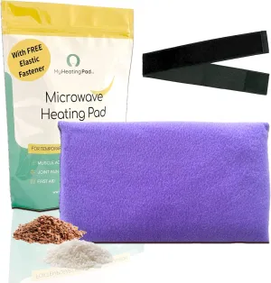 My Heating Pad Microwave Heating Pad - Moist Microwavable Heating Pads for Joints and Muscles Relief - Microwave Hot Pack Heat Pad for Cramps - Chilled or Heated Pad Therapy - Purple Unscented