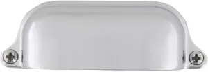 Nostalgic Warehouse Cup Pull Farm Large in Bright Chrome