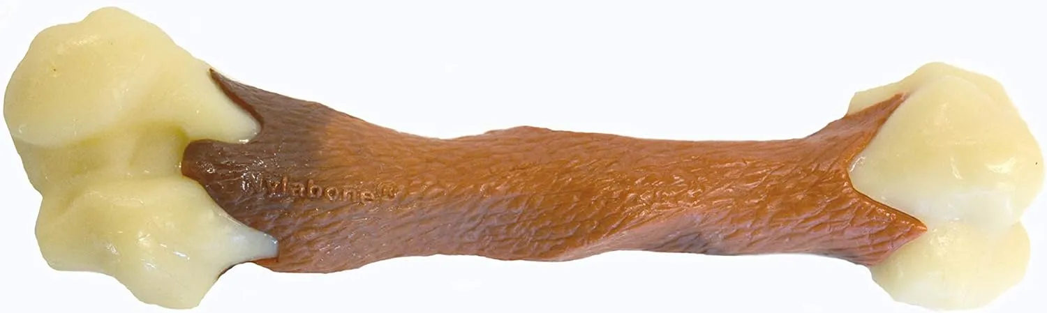 Nylabone Femur Bone Alternative Power Chew Toy for Dogs, Dog Toys for Aggressive Chewers, Beef Flavor, Large - Up to 50 lbs, 1 Count