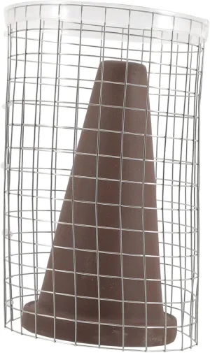 POPETPOP 1 Set Fish Spawning Cone Pottery Breeding Barrel for Aquarium Decoration with Isolation Mesh Net Smooth Surface for Fish Eggs Durable and Easy to Clean for Tank Breeding