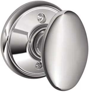 SCHLAGE Knob Non-Turning Lock, Bright Chrome (F170 SIE 625)