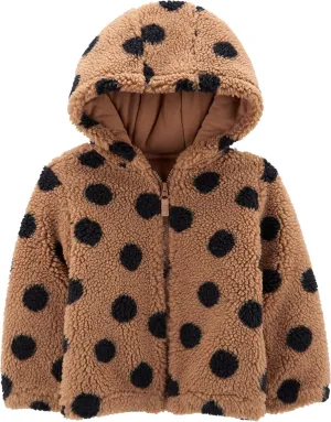 Simple Joys by Carter's Baby Girls' Hooded Sherpa Jacket