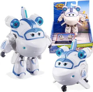 Super Wings Transformable Toys 5" Action Figure Supercharged Tobot Astra, 2 in 1 Rescue Bots Transforming Airplane Robot Toy, Educational Toy for Boys and Girls Age 3 , Gifts for Preschool Kids