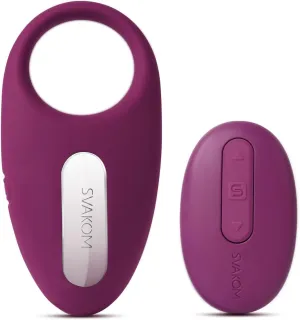 Svakom Winni Vibrating Ring with Remote, Violet