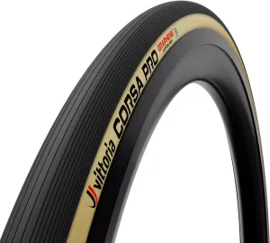 Vittoria Corsa Pro Tubeless-Ready Road Tire - 700x30c para - Race Formulation Graphene & Silica - 320 TPI Cotton-Corespun Casing for Lightweight & Durable Tires - Anti-Puncture Belt