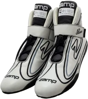 Zamp ZR-50 SFI 3.3/5 Race Shoe Gray Size 8